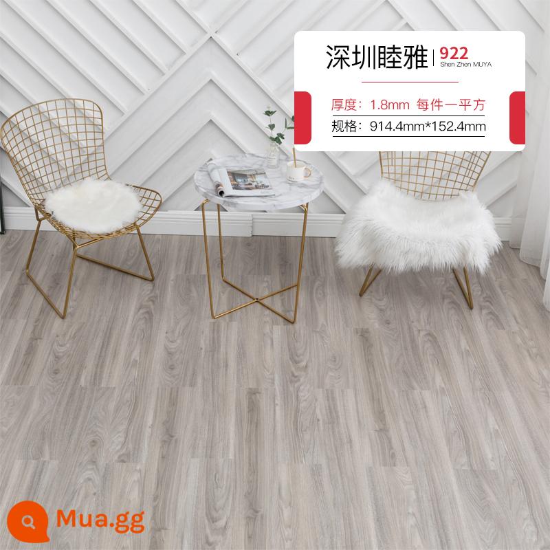 Miếng dán sàn nhựa PVC vân gỗ lưới tự dính màu đỏ nhà phòng ngủ sàn phòng khách cải tạo sàn nhựa da chống thấm nước và chống mài mòn - Nhà máy Thâm Quyến 922 Một mảnh = 1 mét vuông