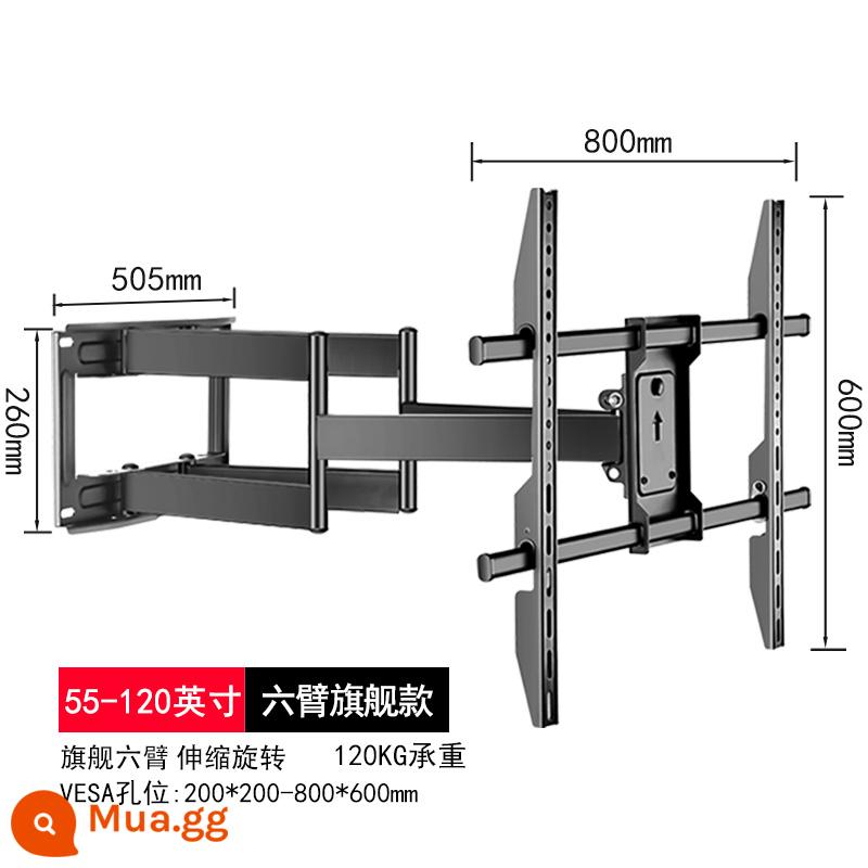 Giá Treo Tường Xoay Treo Tường Kính Thiên Văn Đa Năng Cho TV 75/86/98/100 Inch Sony Samsung Xiaomi - Giá xoay kính thiên văn màn hình lớn 55-100 inch P800