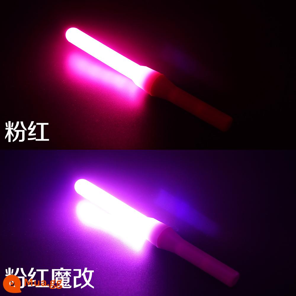 Renguang Society Light Feather Star PL bùng nổ thanh huỳnh quang điện tử PolarLight thanh thay đổi ma thuật nên hỗ trợ cuộc gọi nghệ thuật WOTA - Màu hồng (tím Mogai, hồng anh đào) Tích hợp 3 pin thử nghiệm