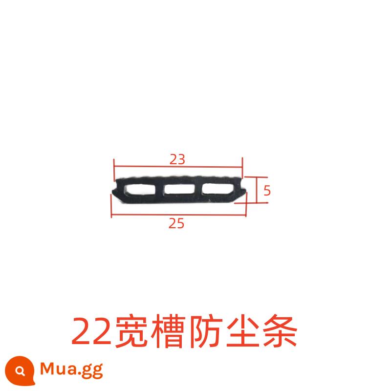 Cầu gãy nhôm cửa sổ phụ kiện cửa khung hợp kim nhôm phẳng mở cửa sổ không thấm nước cói dải cao su keo chống nước dải hộ gia đình chống bụi - Dải chống nước 23 khe rộng