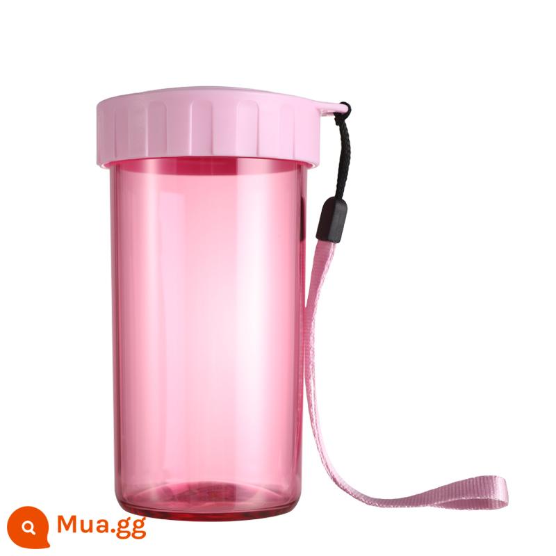 Tupperware Thanh Lịch Cốc Nước 300Ml Nhựa Chống Rò Rỉ Di Động Cốc Thể Thao Nhà Chống Rò Rỉ Cốc Nước Sinh Viên - Bột ngọt