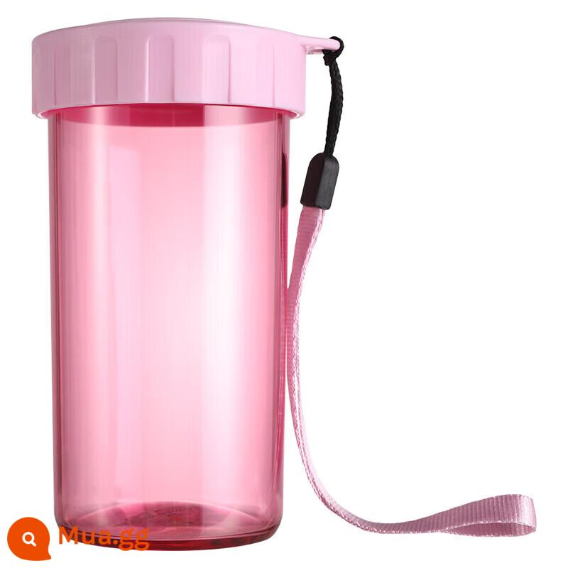 Tupperware Thanh Lịch Cốc Nước 300Ml Nhựa Chống Rò Rỉ Di Động Cốc Thể Thao Nhà Chống Rò Rỉ Cốc Nước Sinh Viên - Bột mềm