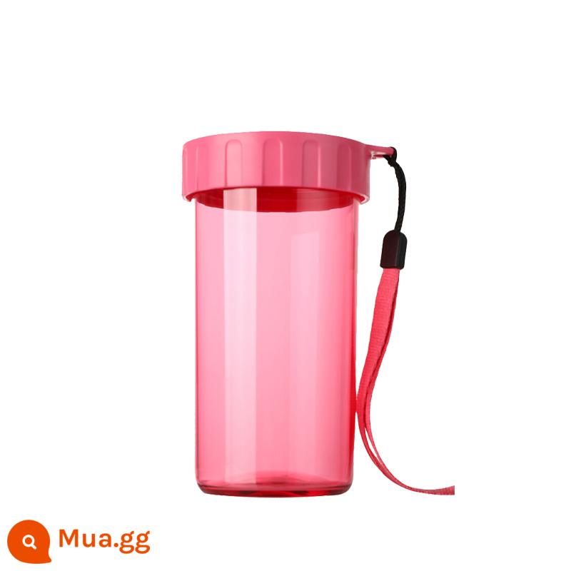 Tupperware Thanh Lịch Cốc Nước 300Ml Nhựa Chống Rò Rỉ Di Động Cốc Thể Thao Nhà Chống Rò Rỉ Cốc Nước Sinh Viên - vải thiều đỏ