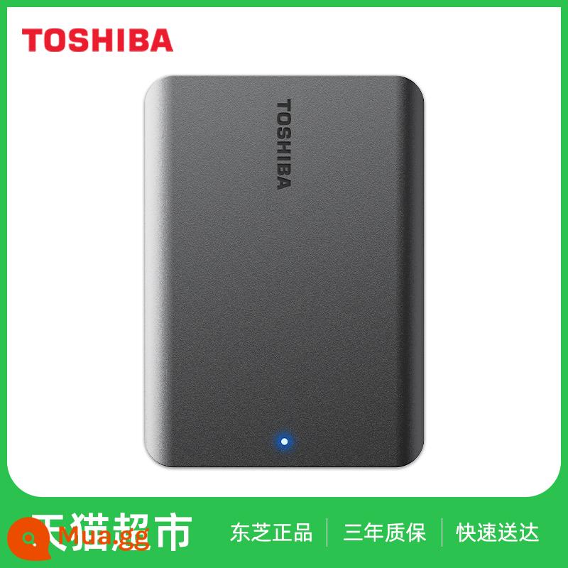 Ổ cứng di động Toshiba Toshiba 1t 2t 4t tùy chọn a5 đen mờ ổ cứng tốc độ cao USB3.2 nhỏ mới - A5 màu đen mới (đen mờ)