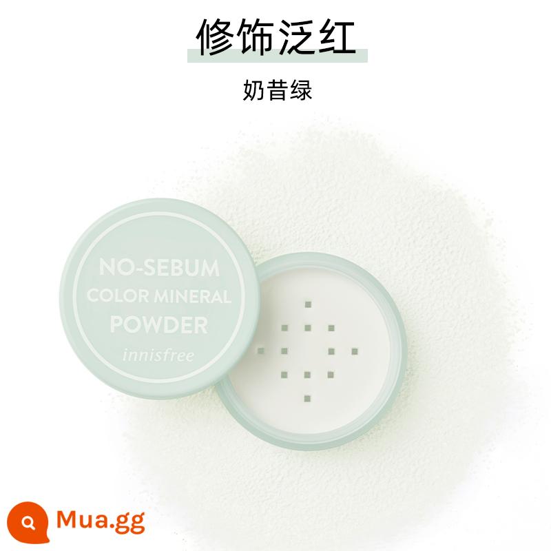 Miễn phí vận chuyển Phấn phủ bột mật ong Innisfree bột trang điểm dạng bánh 5g kiểm soát dầu lâu trôi kem che khuyết điểm chống thấm nước chống mồ hôi cho da dầu không tẩy trang được - sữa lắc xanh mới