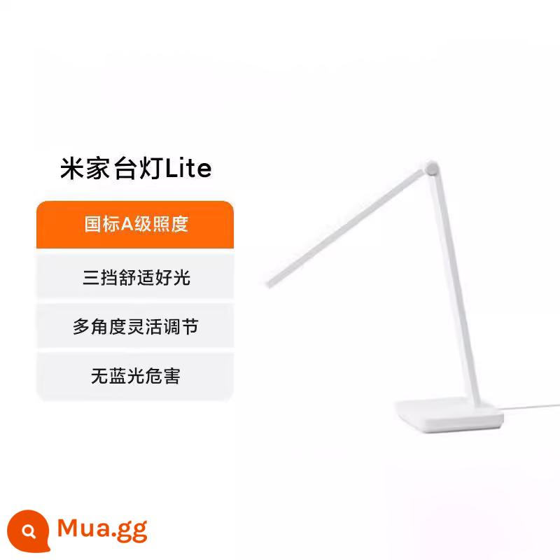 Đèn Bàn Xiaomi Mijia Lite Đèn Bảo Vệ Mắt Học Sinh Tập Đọc Phòng Ngủ Ký Túc Xá Bàn Đầu Giường Thông Minh Bảo Vệ Thị Lực - Trắng