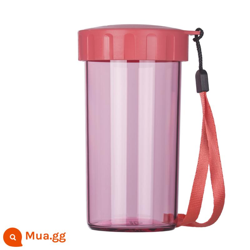 Tupperware Thanh Lịch Cốc Nước 300Ml Nhựa Chống Rò Rỉ Di Động Cốc Thể Thao Nhà Chống Rò Rỉ Cốc Nước Sinh Viên - lựu đỏ