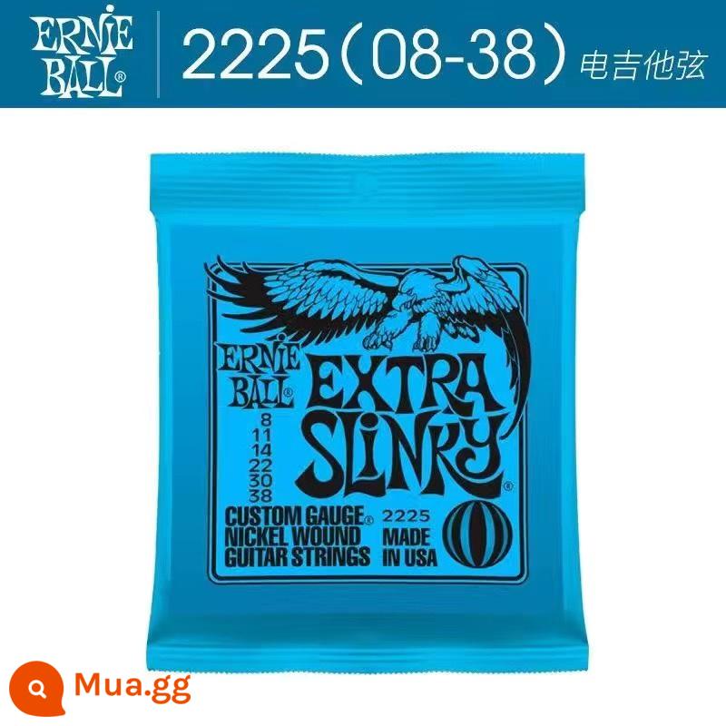 Ernie Ball Mạ Niken Dây Đàn Guitar Điện Dân Gian Cổ Điển Acoustic 2221 2223 Bộ Dây EB Trong Nước - 2225(08-38)Guitar điện