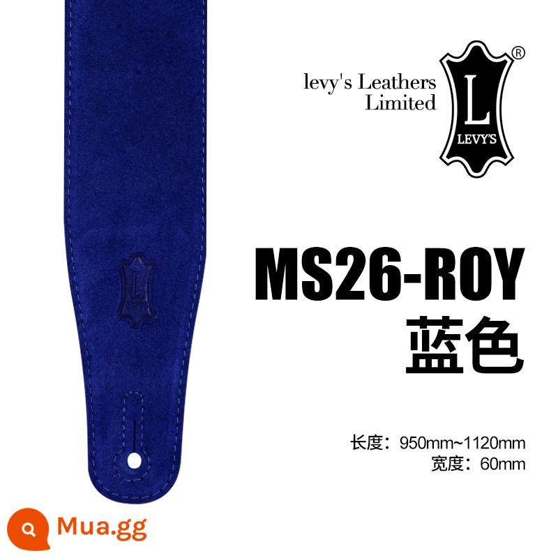 Canada Levy's Levi'sM12 MS26 Da Bass Đàn Guitar Điện Dân Gian Acoustic Guitar Túi Cho Bé Levys - MS26-ROY màu xanh