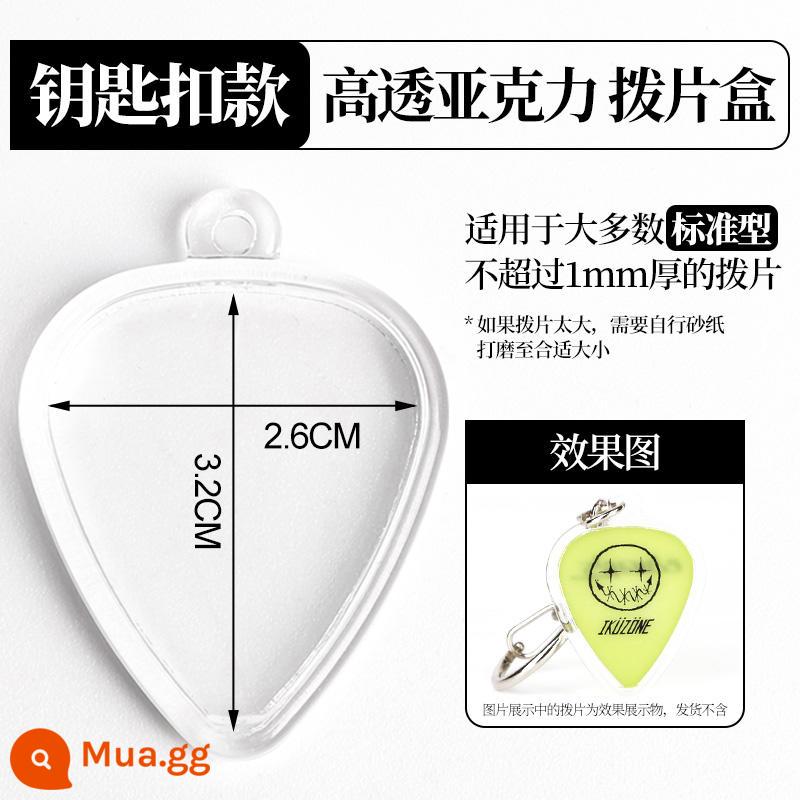 Nhật Bản Sản Xuất IBANEZ Kính Vạn Hoa Đàn Guitar Pick Điện Gỗ Dân Gian Đàn Guitar Bass Tốc Độ Gảy Lò Xo Mảnh - Hộp chọn móc chìa khóa loại tiêu chuẩn