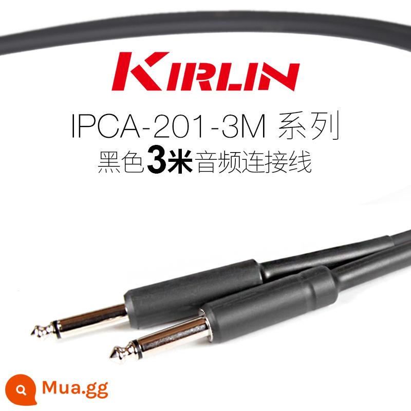 Kirlin Colin đàn guitar cáp điện hộp đàn guitar gỗ bass nhạc cụ âm thanh giảm tiếng ồn dòng 3 6 10 15 mét - 3 mét màu đen