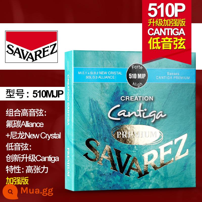 Dây đàn guitar cổ điển Pháp Savarez Savarez 510AJ 500CJ CR AR Bộ dây nylon - Phiên bản nâng cao: độ căng cao 510MJP