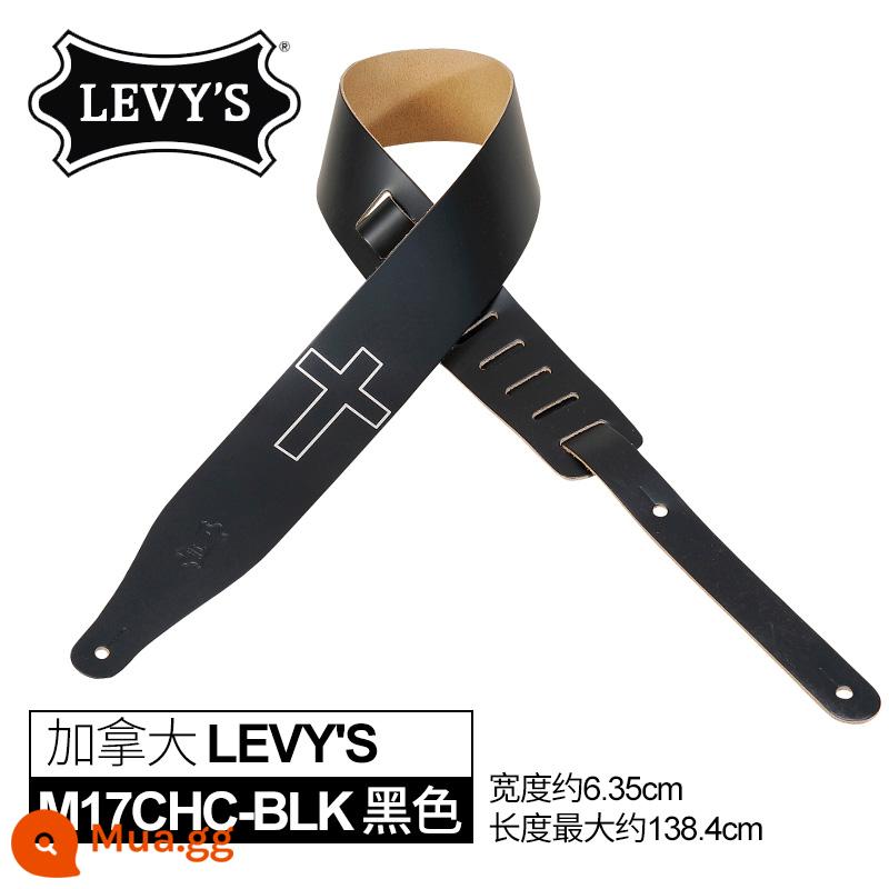 Canada Levy's Levi'sM12 MS26 Da Bass Đàn Guitar Điện Dân Gian Acoustic Guitar Túi Cho Bé Levys - M17CHC-BLK màu đen