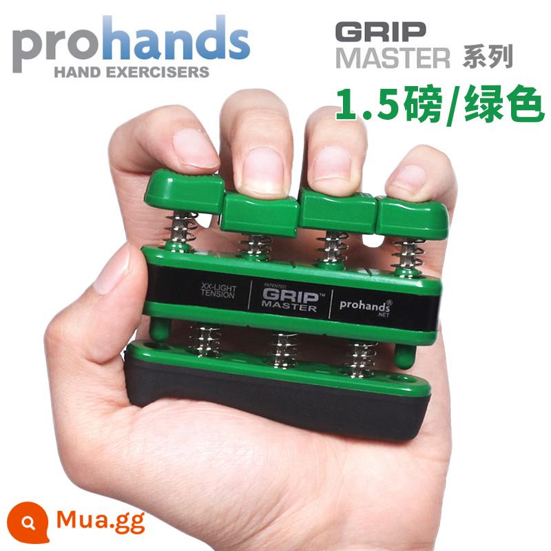 American ProHands VIA đàn piano dành cho người lớn dành cho trẻ em luyện ngón tay cầm huấn luyện lực ngón tay đàn guitar thiết bị lực ngón tay - GRIP Xanh 1,5 lbs.