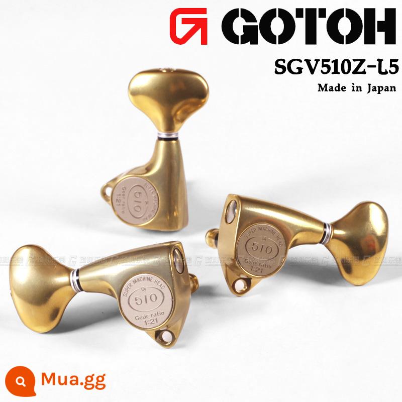 Nhật Bản GOTOH SGV510Z L5 piano nút ballad up-winder gỗ điện ballad dây đàn guitar bán nút - SGV510Z-L5 vàng