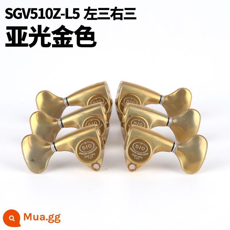 Nhật Bản GOTOH SGV510Z L5 piano nút ballad up-winder gỗ điện ballad dây đàn guitar bán nút - SGV510Z-L5 vàng mờ