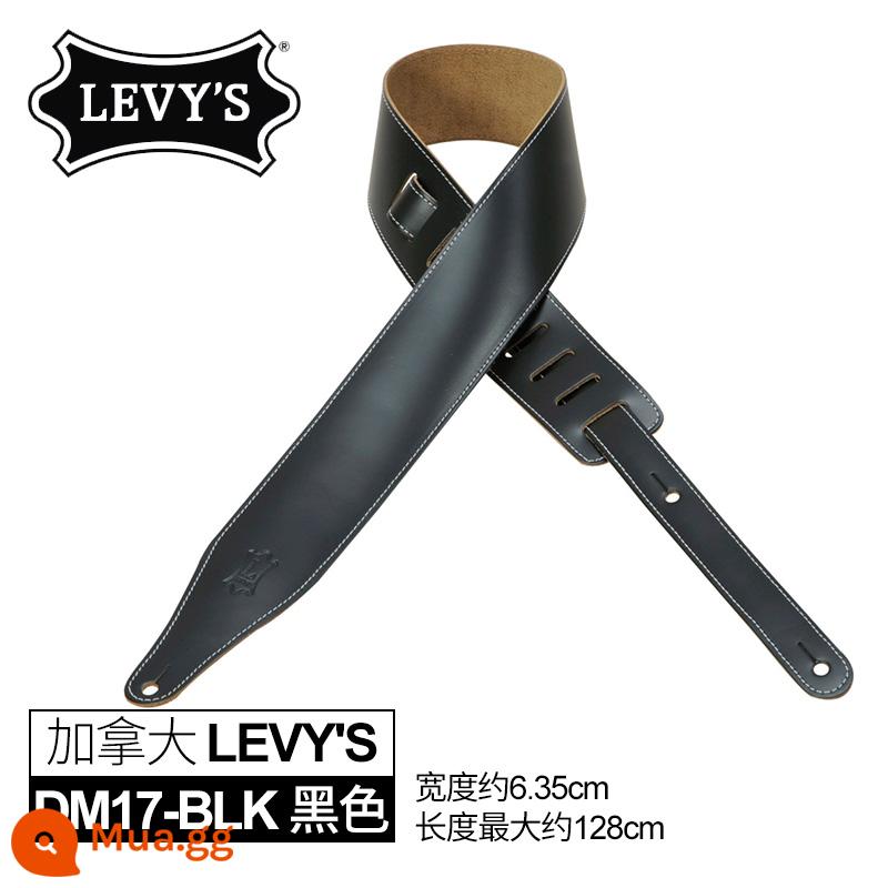 Canada Levy's Levi'sM12 MS26 Da Bass Đàn Guitar Điện Dân Gian Acoustic Guitar Túi Cho Bé Levys - DM17-BLK đen