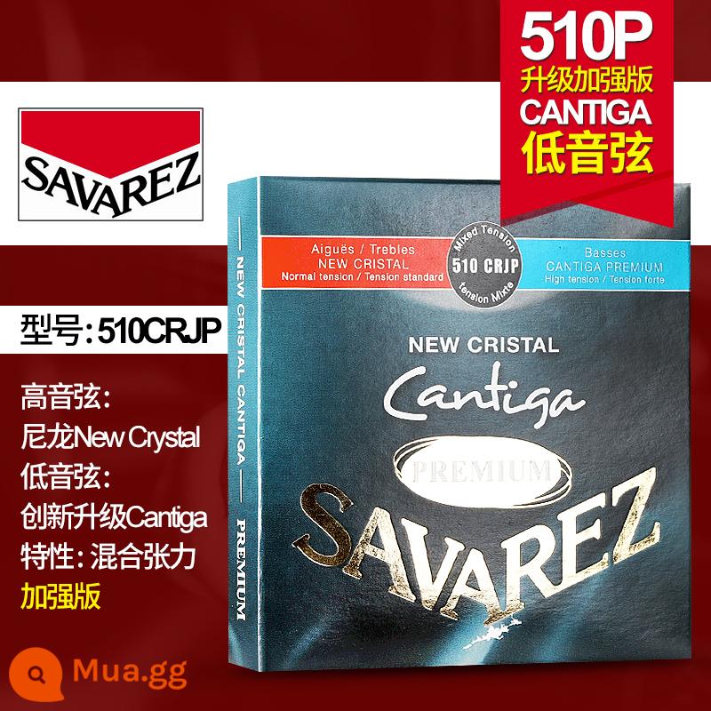 Dây đàn guitar cổ điển Pháp Savarez Savarez 510AJ 500CJ CR AR Bộ dây nylon - Phiên bản nâng cao: căng thẳng hỗn hợp 510CRJP