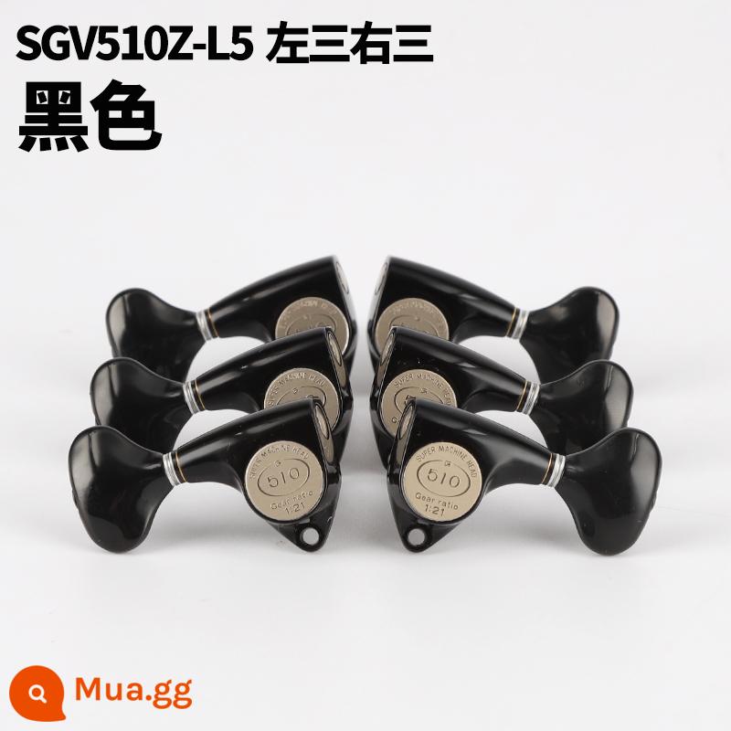 Nhật Bản GOTOH SGV510Z L5 piano nút ballad up-winder gỗ điện ballad dây đàn guitar bán nút - SGV510Z-L5 màu đen