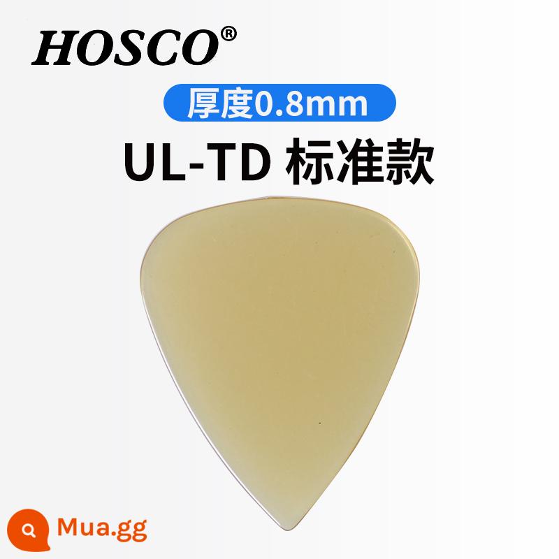 Chất liệu Qi do Nhật Bản sản xuất HOSCO UL-JZ/TD jazz tốc độ chơi tiêu chuẩn dân gian điện gỗ gảy đàn guitar - Model tiêu chuẩn UL-TD (0,8mm)