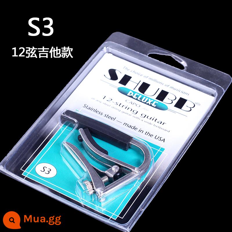 Hoa Kỳ Xiabo SHUBB S1 mẫu nâng cấp Bakelite guitar dân gian chuyển vị clip Banjo cổ điển 12 dây Ukulele - Mẫu đàn guitar 12 dây S3