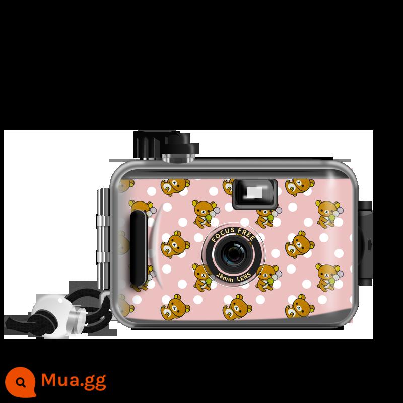 Máy ảnh đánh lừa phim cổ điển 135 phim ins không dùng một lần máy ảnh trẻ em Polaroid chụp ảnh học sinh - gấu nhỏ