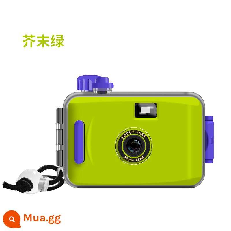 Máy ảnh đánh lừa phim cổ điển 135 phim ins không dùng một lần máy ảnh trẻ em Polaroid chụp ảnh học sinh - Mù tạt xanh