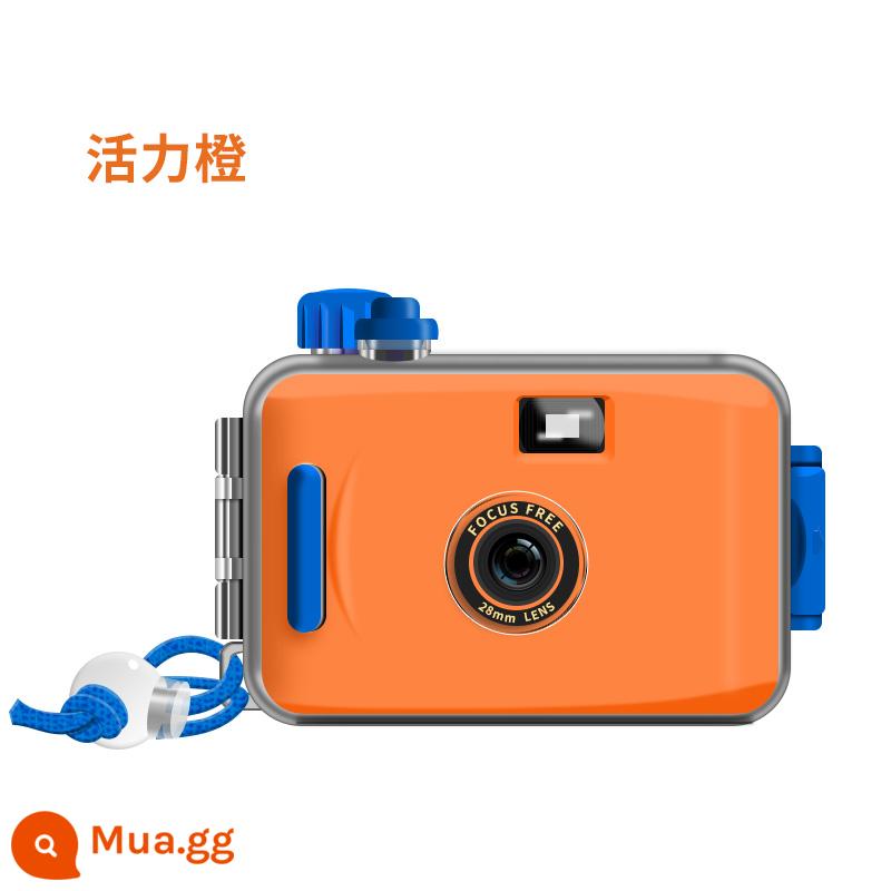 Máy ảnh đánh lừa phim cổ điển 135 phim ins không dùng một lần máy ảnh trẻ em Polaroid chụp ảnh học sinh - sức sống cam