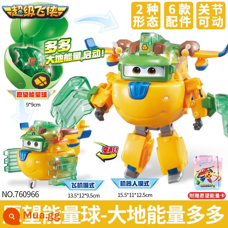 Mới Audi Đôi Kim Cương Siêu Cánh Daledi Siêu Thiết Bị Chuyển Đổi Âm Thanh Và Ánh Sáng Robot Trẻ Em King Kong Đồ Chơi - [Quả cầu năng lượng ước mơ] Duoduo