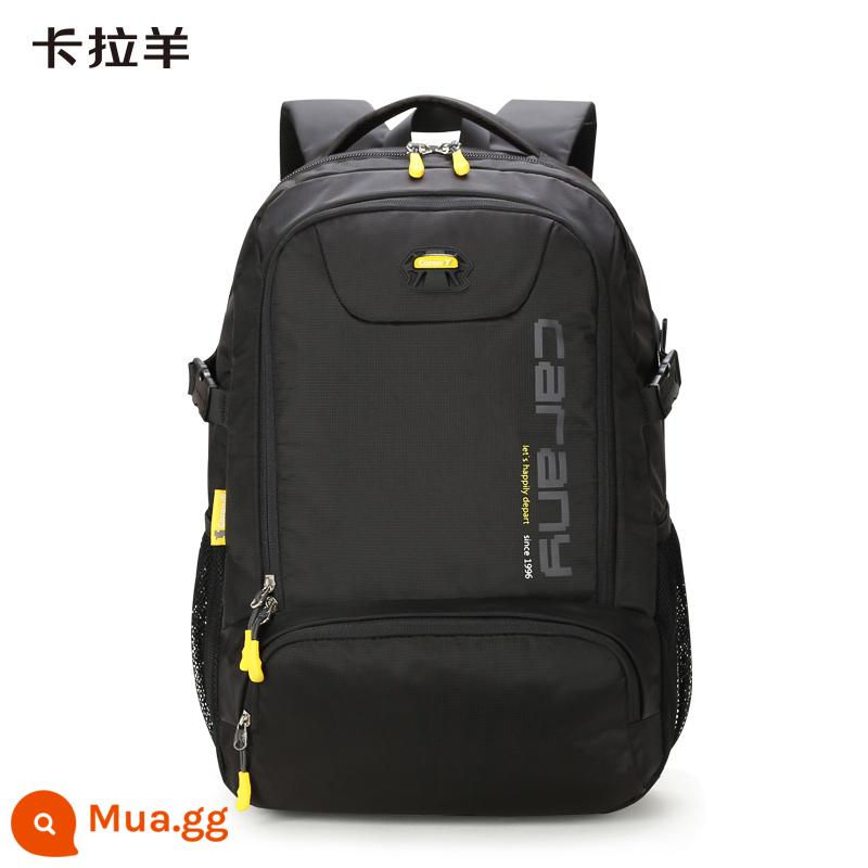 Kara Cừu Công Suất Lớn Ba Lô Kinh Doanh Chống Bắn Máy Tính Túi Nhẹ Ba Lô Nữ Đa Năng Schoolbag Nam - Lớn - đen