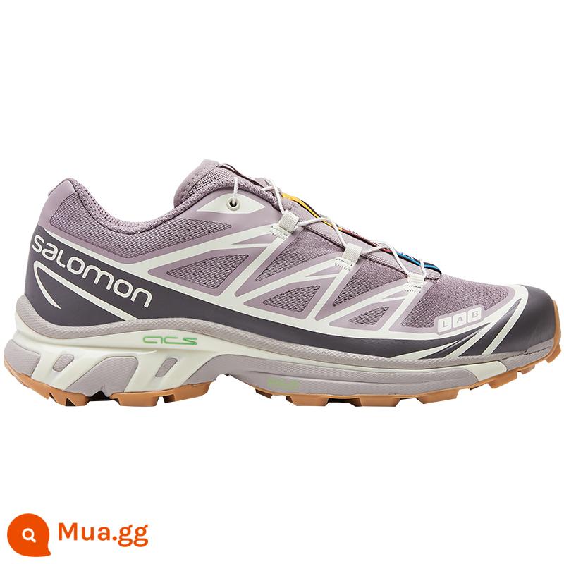 Salomon Salomon Ngoài Trời Cổ Điển Hợp Thời Trang Unisex Giày Thể Thao Nam Nữ Retro Giày Chạy Bộ XT-6 - Nâu đỏ 471482