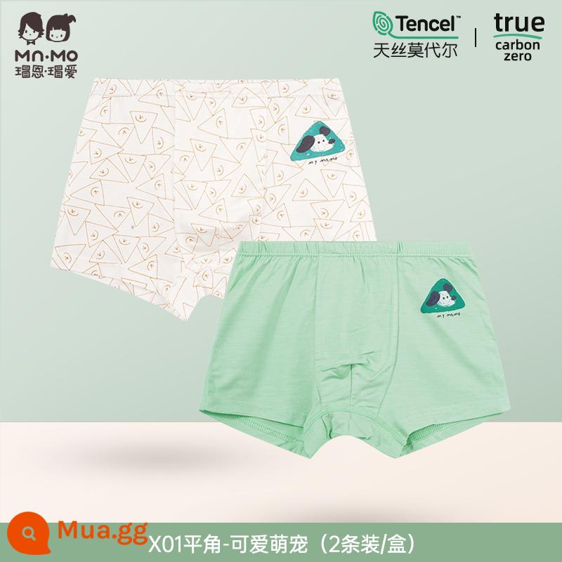 Quần lót bé trai quần boxer kiểu dáng trẻ em Maoen Maoai phần mỏng quần đùi thoáng khí quần boxer trẻ em trung và lớn - X01#thú cưng dễ thương dễ thương