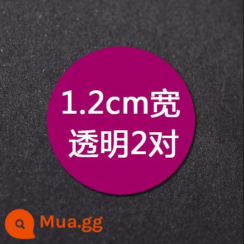 Đồ lót dây đeo vai trong suốt với dây đeo vô hình đồ lót dây đeo vai chống trượt liền mạch cổ một từ áo ngực sling dây đeo vai mùa hè - 1,2 rộng trong suốt 2 cặp