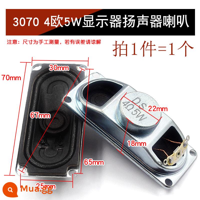 Loa Còi Nhỏ 4 Inch 1.5 Inch 2 Inch 2.5 Inch 3 Inch 5W10W 8 Ohm Loa Phụ Kiện Âm Thanh full Tần Số DIY - Loa màn hình 3070 4 ohm 5W (1 cái)