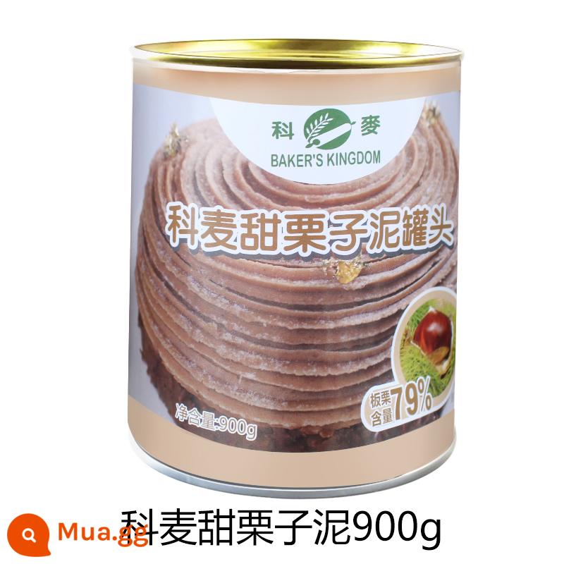 Hạt dẻ xay nhuyễn hổ phách Pháp 875g nhập khẩu từ Pháp Hạt dẻ nguyên chất Comai nhồi hạt dẻ xắt nhỏ nướng nguyên con - Nội địa - Kemai hạt dẻ xay nhuyễn 900g [dùng ngay, độ ngọt và mềm vừa phải]