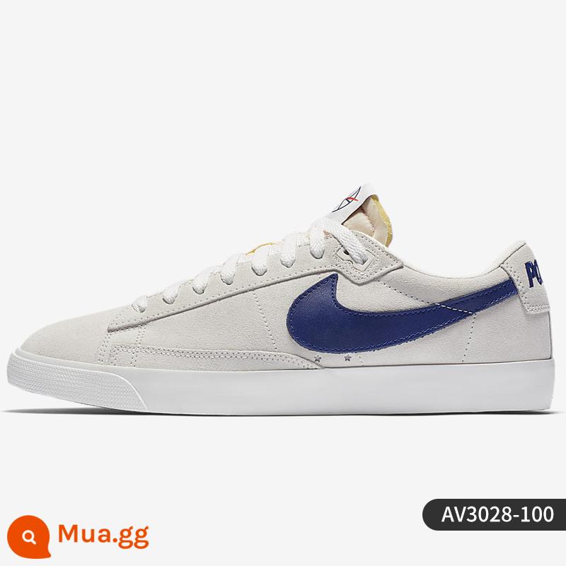 Nike/Nike giày trượt ván cổ thấp SB Zoom Blazer chính hãng dành cho nam và nữ DC7695-600 - Mẫu nam AV3028-100