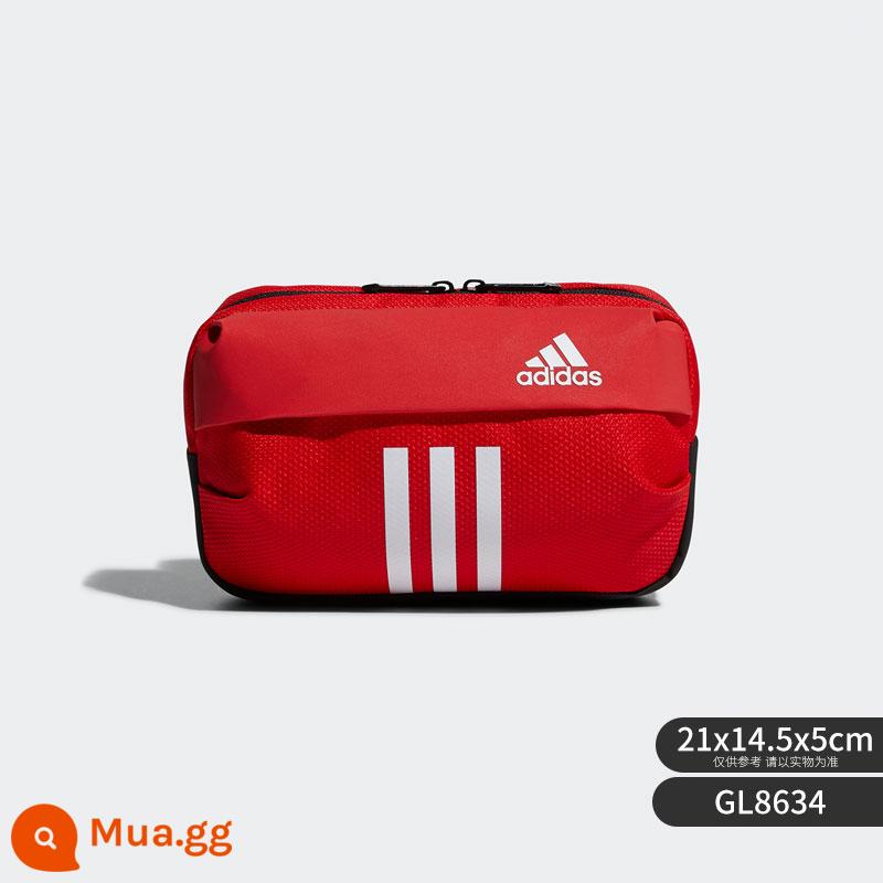 Adidas/Adidas chính hãng chính hãng nam và nữ túi vuông nhỏ nhẹ đào tạo ba lô xiên thể thao GL8635 - Chi tiết phản quang GL8634