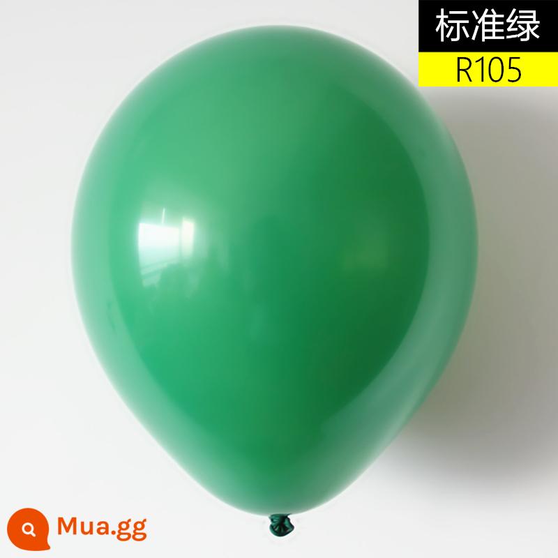 10 inch nhập khẩu tròn bong bóng cao su 10 màu tiêu chuẩn trang trí đám cưới vòm cưới sinh nhật bóng tiếp liệu - xanh 10 cái