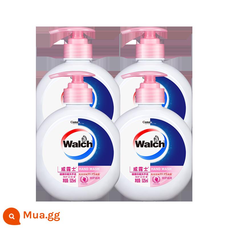 [Mua trước] Nước rửa tay diệt khuẩn Walsh 525ml*6 chai dưỡng ẩm kép chăm sóc trẻ em và người lớn - 525ml*4 chai