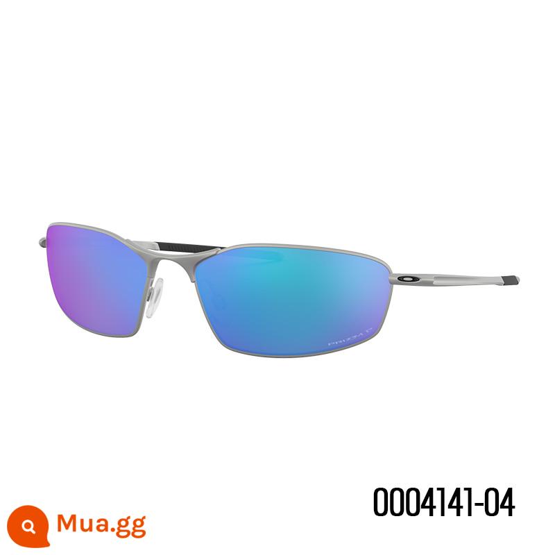 Oakley Kính mát Oakley khung hình bầu dục đầy đủ màu cho nam và nữ 0OO4141 WHISKER - Màu sapphire Puruizhi/phân cực 0OO4141-04