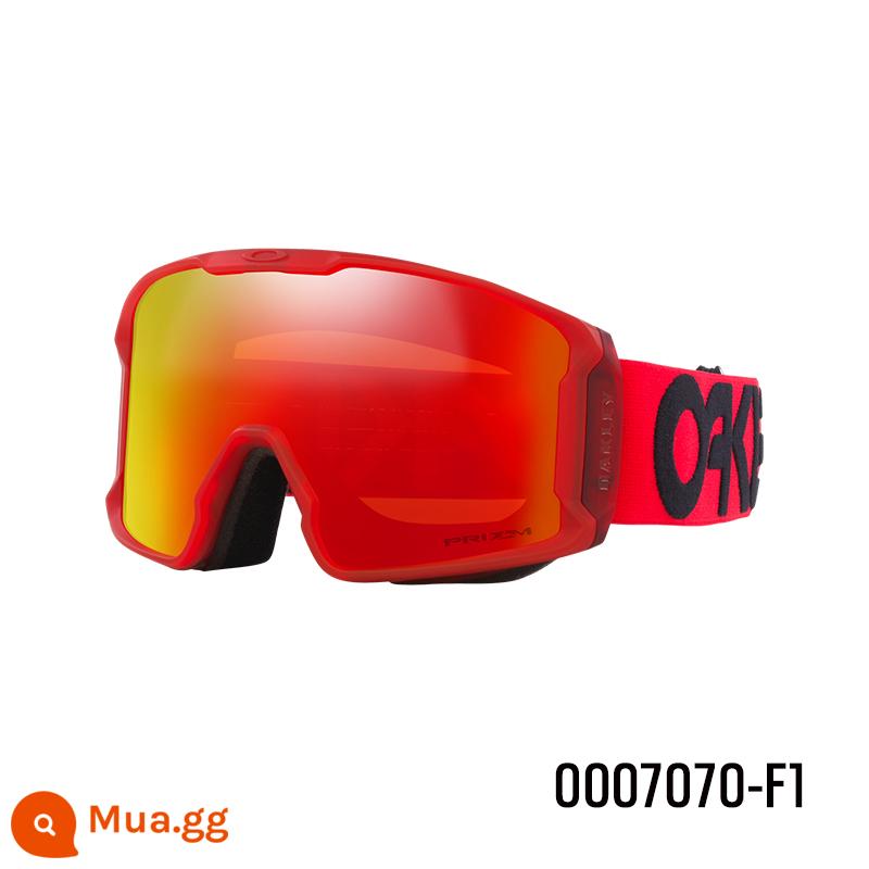 Kính trượt tuyết mỏ đá Oakley Oakley Su Yiming cùng đoạn Ruizhi 22 năm sản phẩm mới LINE MINER L - Lớp phủ màu đỏ của ngọn đuốc Puruizhi 0OO7070-F1