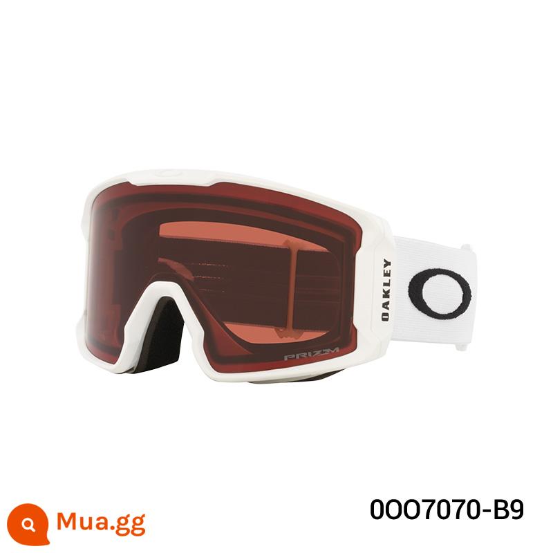 Kính trượt tuyết hình trụ Oakley Oakley dành cho nam và nữ LINE MINER L7070 - [Size L] Puruizhi lựu đỏ 0OO7070-B9