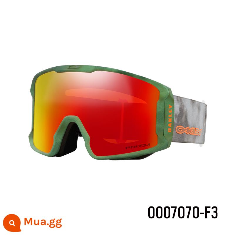 Kính trượt tuyết hình trụ Oakley Oakley dành cho nam và nữ LINE MINER L7070 - [Cỡ L] Lớp phủ màu đỏ của ngọn đuốc Puruzhi OO7070-F3