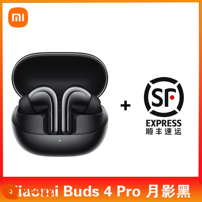 Mới Xiaomi Buds4Pro Tai nghe Bluetooth khử tiếng ồn thực sự không dây Redmi Xiaomi In-Ear Điện thoại thể thao phổ thông - Xiaomi Buds 4 Pro Moon Shadow Black SF Express