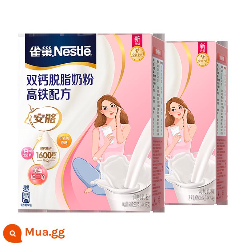 [Flagship Store] Sữa bột gầy Nestlé Double Canxi Anjia Công thức đường sắt cao tốc dành cho nữ Hộp 350g - hộp 350g2