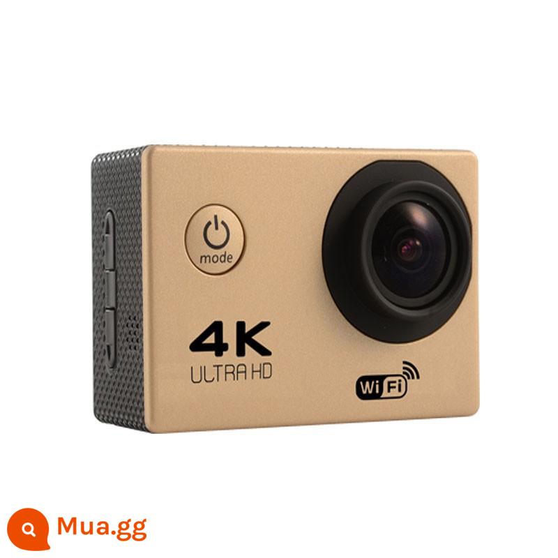 Camera thể thao điều khiển từ xa không dây wifi mới thông minh độ nét cao camera ngoài trời chống nước 4K DV thể thao - vàng