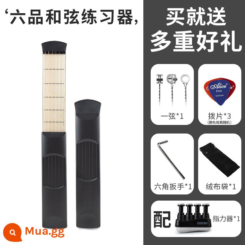 Đàn Guitar Thực Hành Bỏ Túi Đàn Guitar Di Động Tay Chuyển Đổi Hợp Âm Công Cụ Luyện Tập Ngón Tay Tăng Cường Ngón Tay Huấn Luyện - Sản phẩm thứ sáu (tặng) + bấm ngón tay