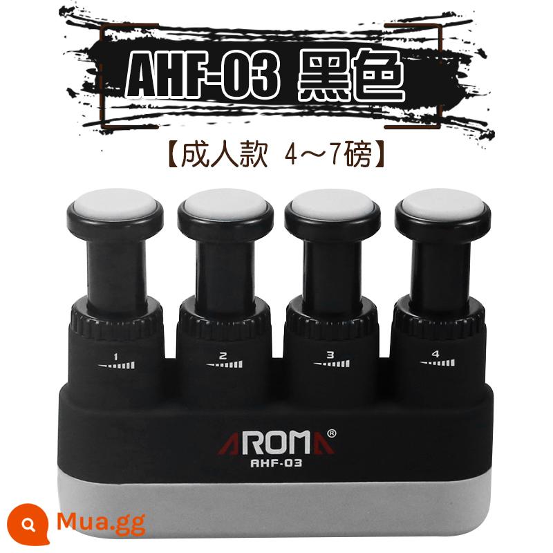 Anoma ngón tay lực thiết bị trẻ em cầm đàn piano ngón tay đàn guitar lực ngón tay trưởng thành lực ngón tay huấn luyện viên - Người mẫu người lớn da đen (có thể điều chỉnh 4-7 pounds) + tiền thưởng