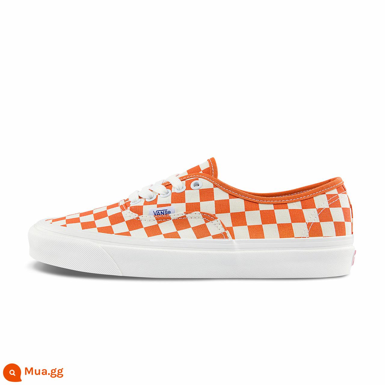 [Mua không ngừng] Giày Vans Vans Official Authentic Cam White Checkerboard Anaheim Canvas Shoes - Bàn cờ màu cam và trắng