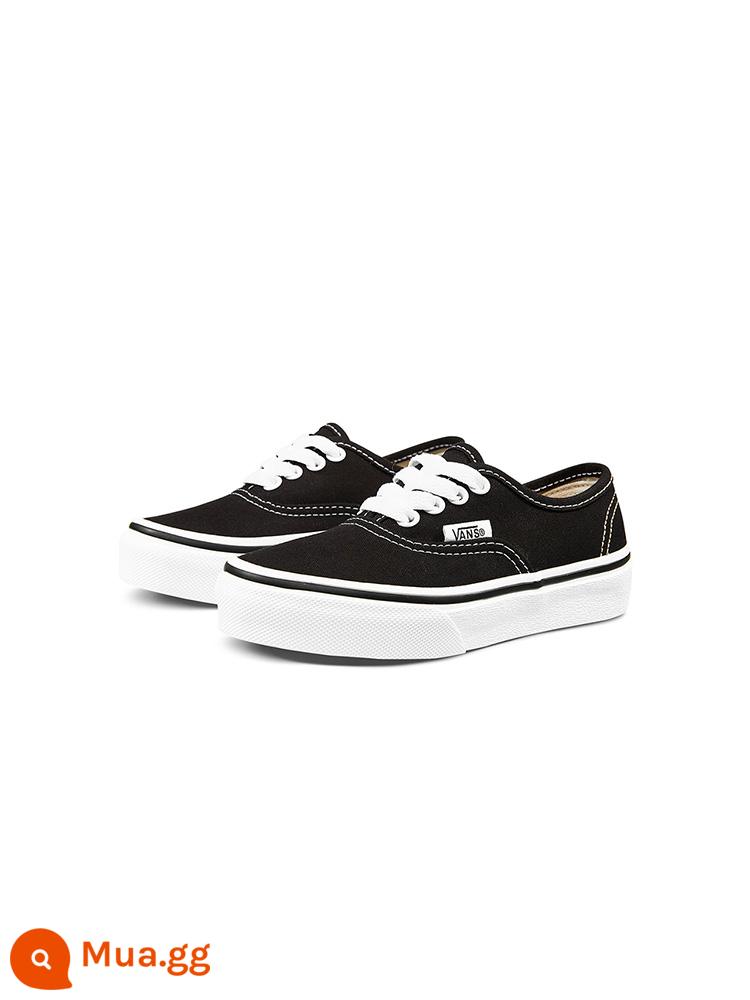 Vans Giày Trẻ Em Vans Chính Hãng Màu Đen Chính Hãng Mẫu Cha Con Dễ Thương Đường Phố Mát Mẻ Giày Vải Trẻ Em Vừa Và Lớn - đen